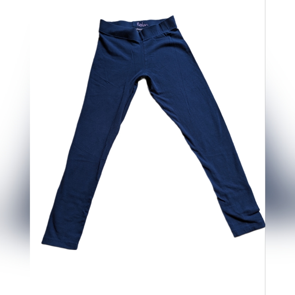 Girls navy blue Boden leggings size 9-10Y